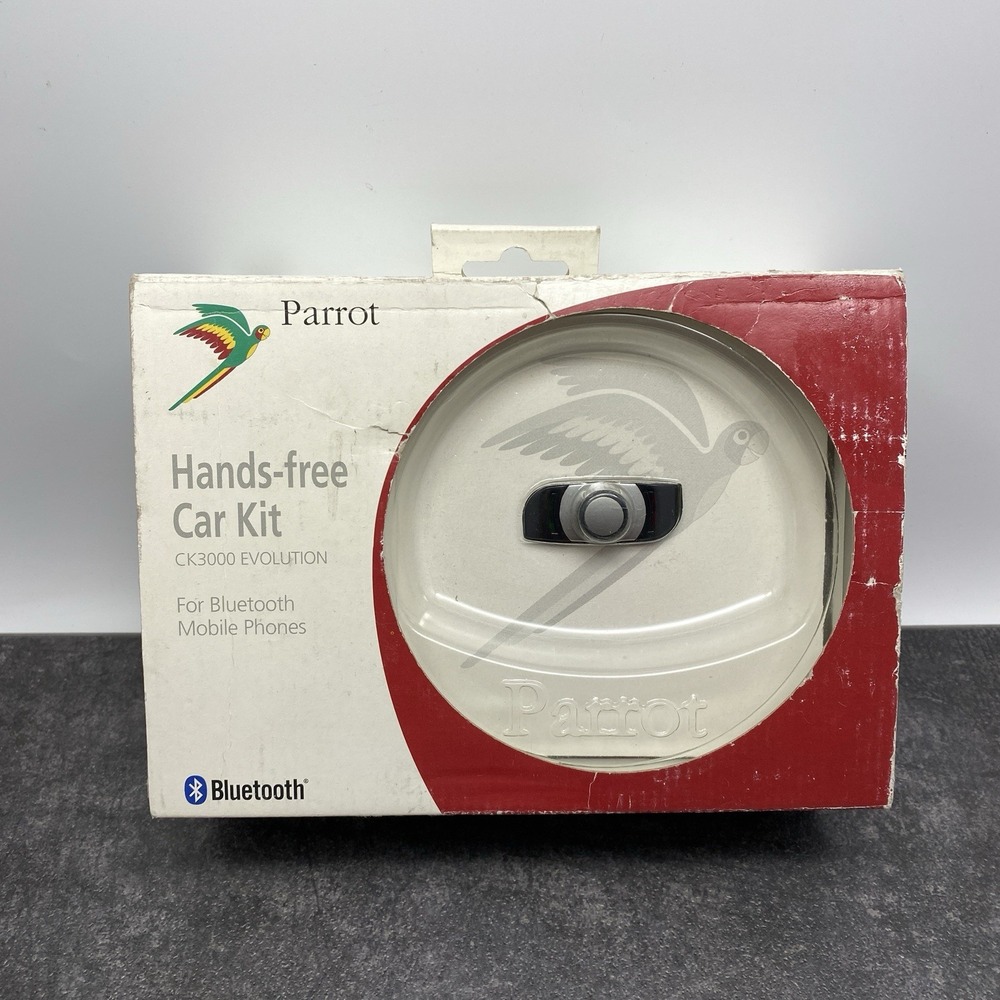 Parrot CK3000 Evolution Hands Free Bluetooth Car Kit New in Open Box